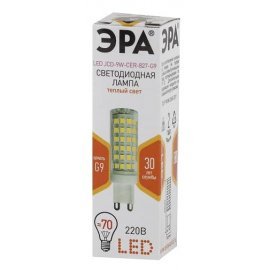 Лампа светодиодная LED JCD-9W-CER-827-G9 ЭРА
