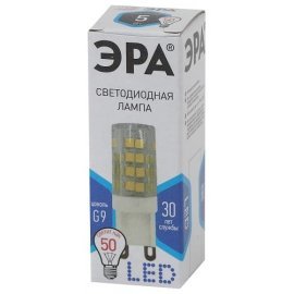 Лампа светодиодная LED JCD-5W-CER-840-G9 ЭРА