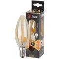 Лампа светодиодная F-LED Свеча B35-5W-827-E14 gold ЭРА