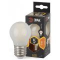 Лампа светодиодная F-LED Шар P45-5W-827-E27 frost ЭРА