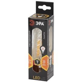 Лампа светодиодная F-LED Свеча витая BTW-7W-827-E14 ЭРА