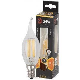 Лампа светодиодная F-LED Свеча на ветру BXS-7W-827-E14 ЭРА