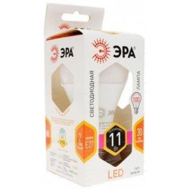 Лампа светодиодная LED Груша A60-11W-827-E27 ЭРА