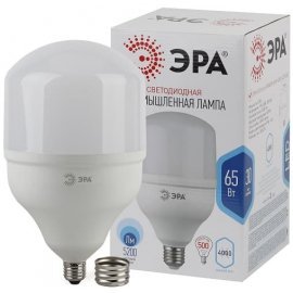Лампа светодиодная LED POWER колокол T160-65W-4000-E27/E40 ЭРА