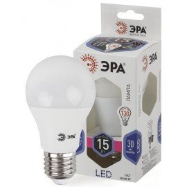 Лампа светодиодная LED Груша A60-15W-860-E27 ЭРА