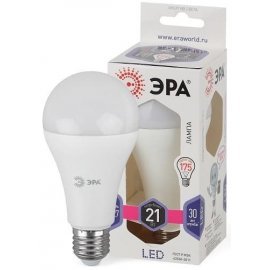 Лампа светодиодная LED Груша A65-21W-860-E27 ЭРА