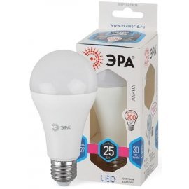 Лампа светодиодная LED Груша A65-25W-840-E27 ЭРА