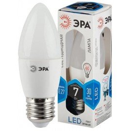 Лампа светодиодная LED Свеча B35-7W-840-E27 ЭРА