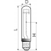 Лампа натриевая высокого давления ЛИСМА ДНат 150-1М Е40 150ВТ