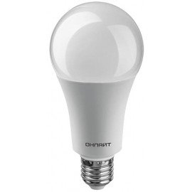 Лампа светодиодная ОНЛАЙТ OLL-A70-25-230-6.5K-E27