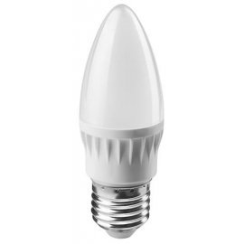 Лампа светодиодная ОНЛАЙТ Свеча OLL-C37-6-230-4K-E27-FR