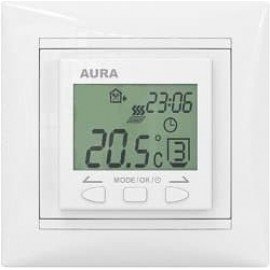 Терморегулятор для теплого пола AURA LTC 090 Белый