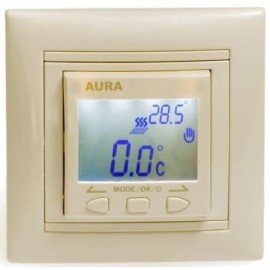 Терморегулятор для теплого пола AURA LTC 090 Кремовый