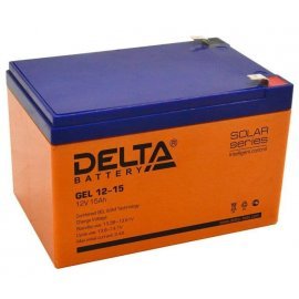 GEL 12-15 Аккумулятор герметичный свинцово-кислотный Delta