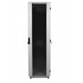 ШТК-М-42.6.10-1ААА-9005 Шкаф телекоммуникационный напольный 42U (600 × 1000) дверь стекло, цвет черный ЦМО
