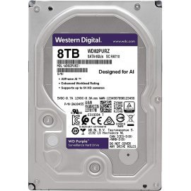HDD 8000 GB (8 TB) SATA-III Purple (WD82PURZ) Жесткий диск (HDD) для видеонаблюдения HDD 8000 GB (8 TB) SATA-III Purple (WD82PURZ) Western Digital