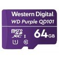 MicroSDHC 64ГБ, Class 10 UHS 1 (WDD064G1P0C) Карта памяти WD Purple SC QD101 Ultra Endurance MicroSDHC 64ГБ, Class 10 UHS 1 (WDD064G1P0C) Western Digital