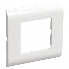 Рамка для КМКУ на 2 модуля ИЭК серии Праймер цвет Белый (уп. 10 шт)