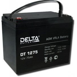 DT 1275 Аккумулятор герметичный свинцово-кислотный Delta