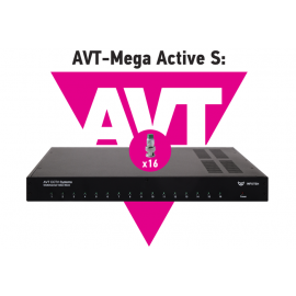 AVT-Mega Active S 16-ти канальный комплект для передачи AHD/CVI/TVI 5Mp/4Mp/1080p Инфотех