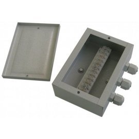 Барьер-КР-М (12 цепей, металл) Коробка распределительная с гермовводами Охранная техника
