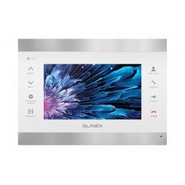 SL-07M (серебро+белый) Монитор домофона цветной с функцией «свободные руки» SLINEX