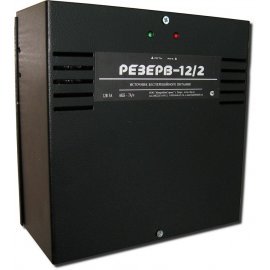 Резерв 12/2 PRO (цвет корпуса черный) Источник вторичного электропитания резервированный Резерв 12/2 PRO (цвет корпуса черный) МикроКомСервис