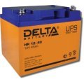 HR 12-40 Аккумулятор герметичный свинцово-кислотный Delta