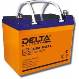 DTM 1233 L Аккумулятор герметичный свинцово-кислотный Delta