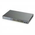 GS1300-26HP-EU0101F Коммутатор PoE+ для IP-видеокамер rack 19", 24xGE PoE+, 2xSFP, бюджет PoE 250 Вт GS1300-26HP-EU0101F ZYXEL