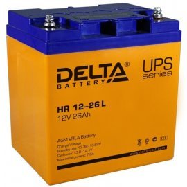 Delta HR 12-26 L Аккумулятор герметичный свинцово-кислотный Delta HR 12-26 L Delta
