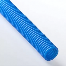 Труба гофрированная ПНД для металлопластиковых труб 40мм цвет Синий