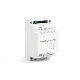 РМ-01 GSM DIN релейный модуль, коммутация 220В, 5А, контакты НР/НЗ, корпус DIN Бастион