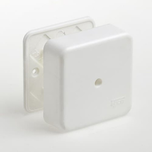 65005 Тусо Коробка распаячная для открытой проводки Рувинил 80х80х25мм