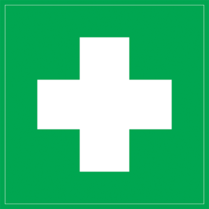 Самоклеящаяся этикетка 150х150мм "Медицинская аптечка" IEK