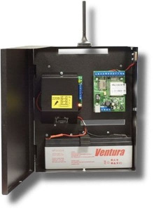 SR103-2GSM-BK24-B "Ретро" (SR103-2GSM BK-2,3B) под АКБ 2,3Ач, цвет черный Конвертор протоколов Проксима