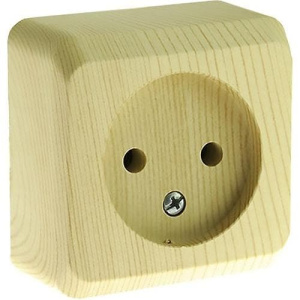 PA16-001D Розетка Сосна Schneider Electric Этюд 1-я без заземления