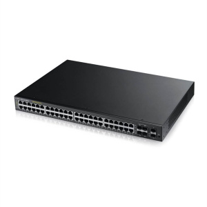 GS2210-48HP-EU0101F L2 коммутатор PoE+ rack 19", 44xGE PoE+, 4xCombo (SFP/RJ-45), 2xSFP GS2210-48HP-EU0101F ZYXEL