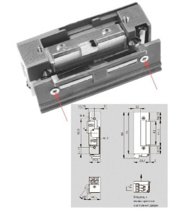 Basic 448 RR Easy Adapt Lucky 12 - 24 V AC/DC Защелка электромеханическая Dorma