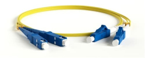 LC-SC FC-D2-9A1-LC/UR-SC/UR-H-1M-LSZH-WH Патч-корд волоконно-оптический Hyperline