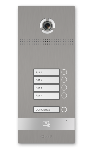 BI-04FB SILVER Вызывная панель IP-домофона BAS-IP
