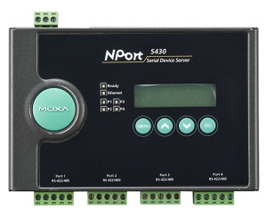 NPort 5430 4-портовый асинхронный сервер MOXA