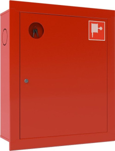 Ш-ПК-001ВЗК (ПК-310ВЗК) лев. Шкаф пожарный встроенный закрытый красный ТОИР-М