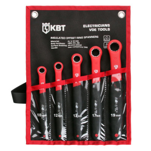 Набор накидных диэлектрических ключей НИИ-07, 5 штук КВТ