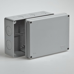 67056 Тусо Коробка распаячная для открытой проводки IP55 Рувинил 200х140х75мм
