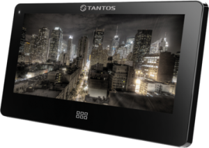 NEO Slim Black Монитор домофона адаптированный Черный Tantos