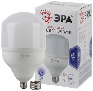 Лампа светодиодная LED POWER колокол T160-65W-6500-E27/E40 ЭРА