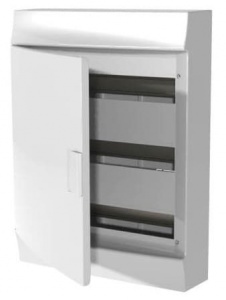Бокс настенный ABB Mistral41 54М непрозрачная дверь с клеммным блоком