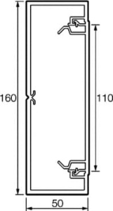 638083 Legrand  Metra Кабель-канал 160x50 (Цена за 1 метр)