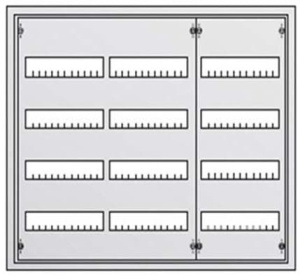 Щит распределительный ABB в нишу U43 на 144 модуля 684x810x120мм